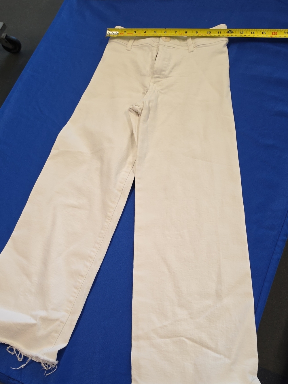 Zara Cream Wide-Leg Kids Jeans